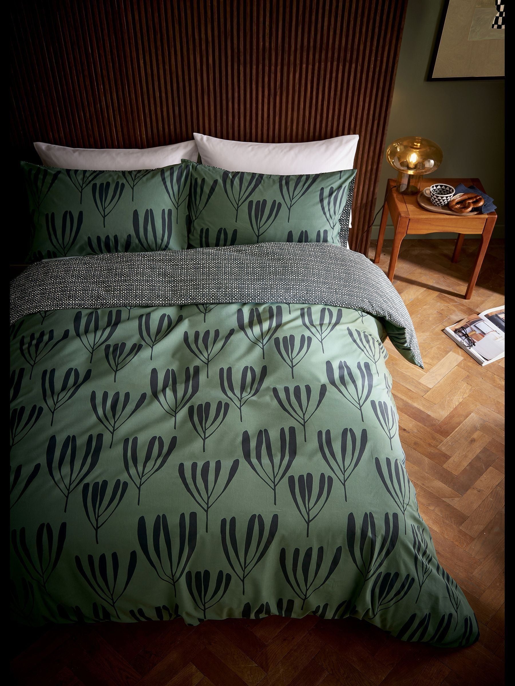 Helena Springfield Green Calla duvet cover set, UK version