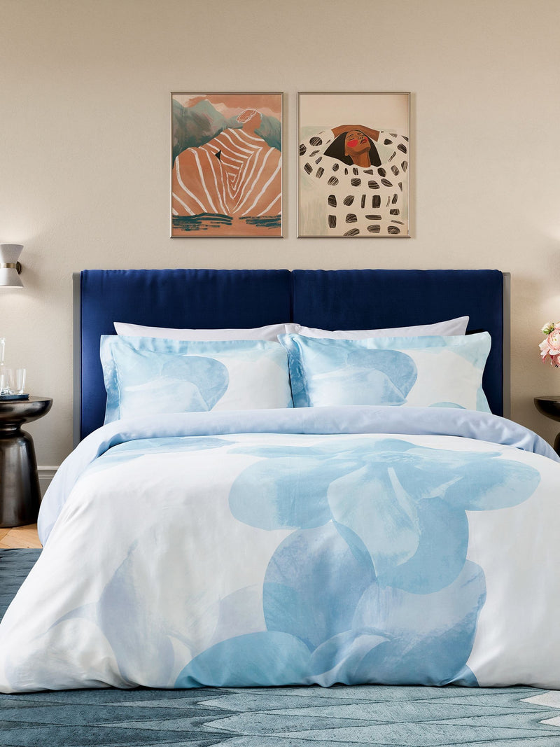 Ted Baker blue photo magnolia duvet set (British brand)