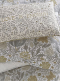 Morris & Co Neutral Compton cotton duvet set, imported from the UK