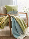 Land & Shore Green Landscape Cosy Knit Throw