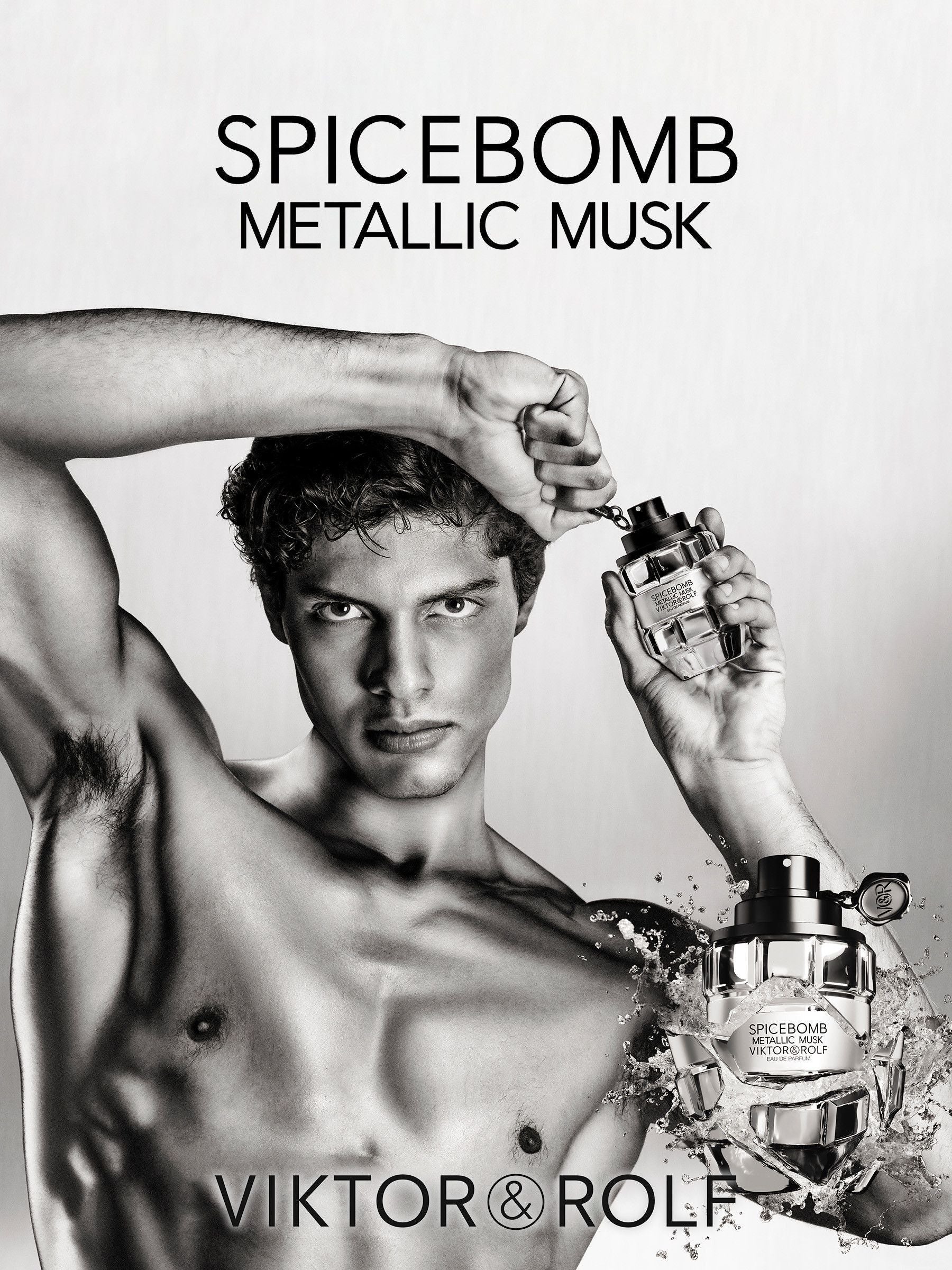 Viktor & Rolf Spicebomb Metallic Musk men's body spray 90ml (British brand)