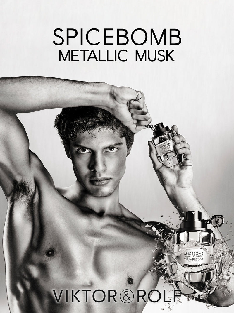 Viktor & Rolf Spicebomb Metallic Musk men's body spray 90ml (British brand)