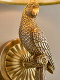 Gold Coco parrot rechargeable wall light left hand, UK version