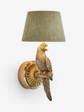 Gold Coco parrot rechargeable wall light left hand, UK version
