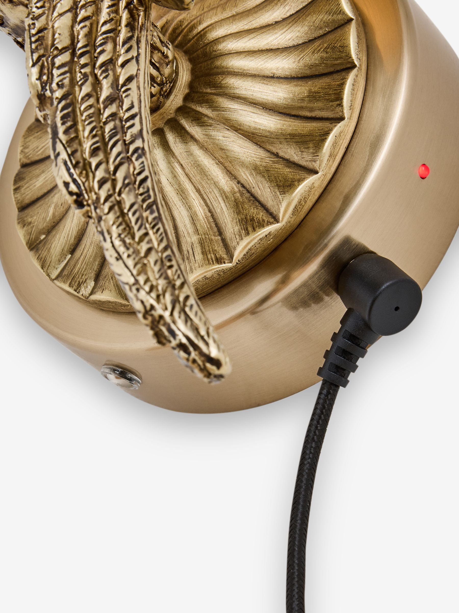 Gold Coco parrot rechargeable wall light left hand, UK version