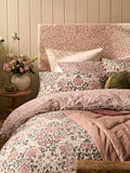 William Morris At Home green rose 220 thread count pillowcases, UK version