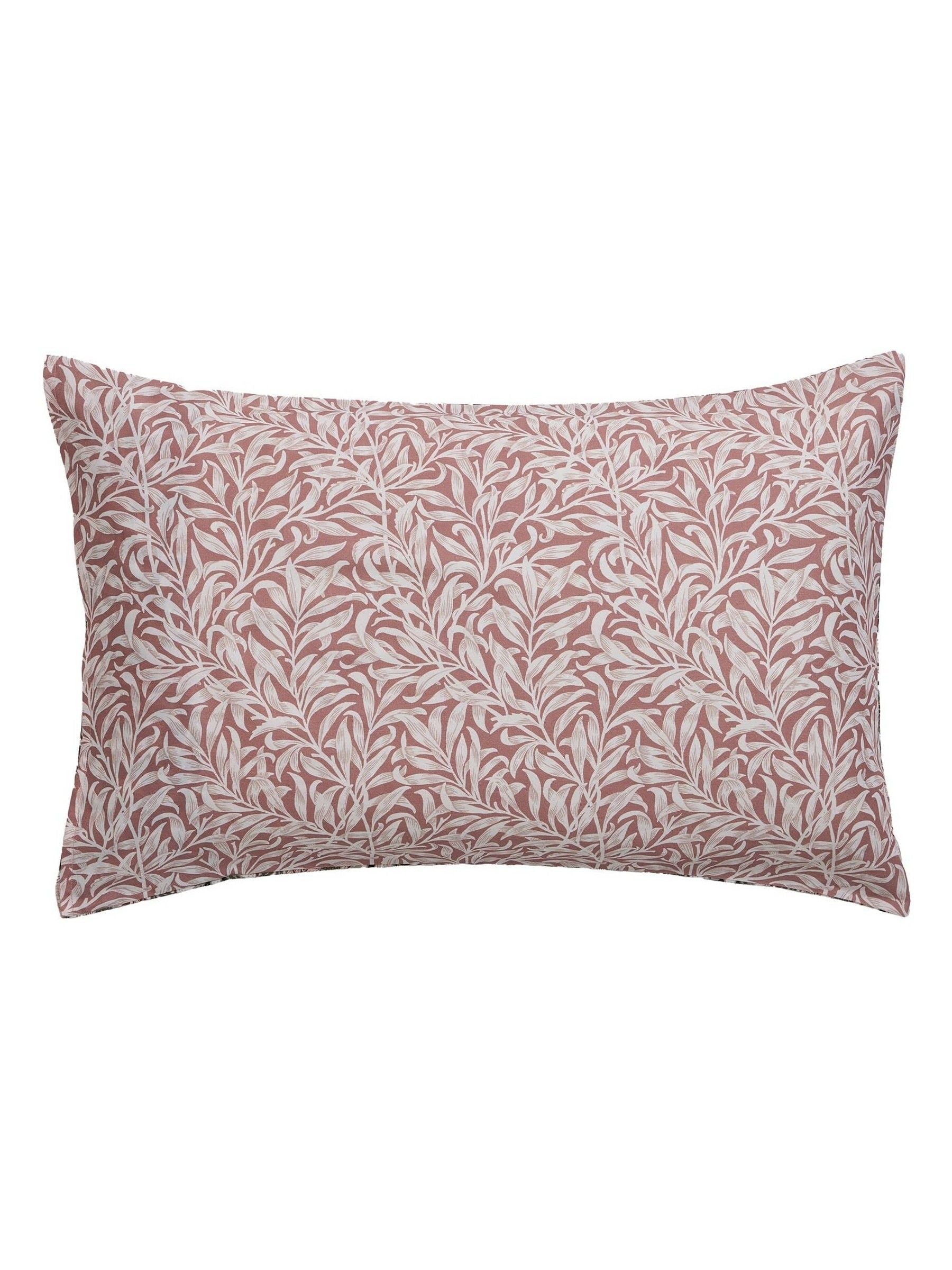 William Morris At Home green rose 220 thread count pillowcases, UK version