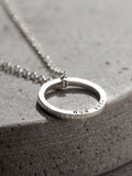 Posh Totty Designs personalised men's sterling silver necklace, imported from the UK