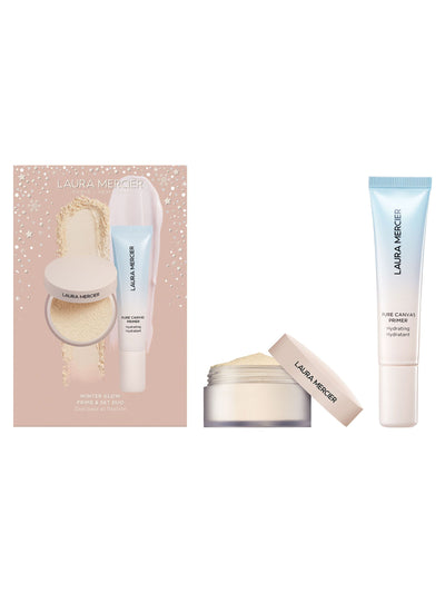 Next Laura Mercier Winter Glow Prime and Set Duo Worth £45- Buy online at McGrocer