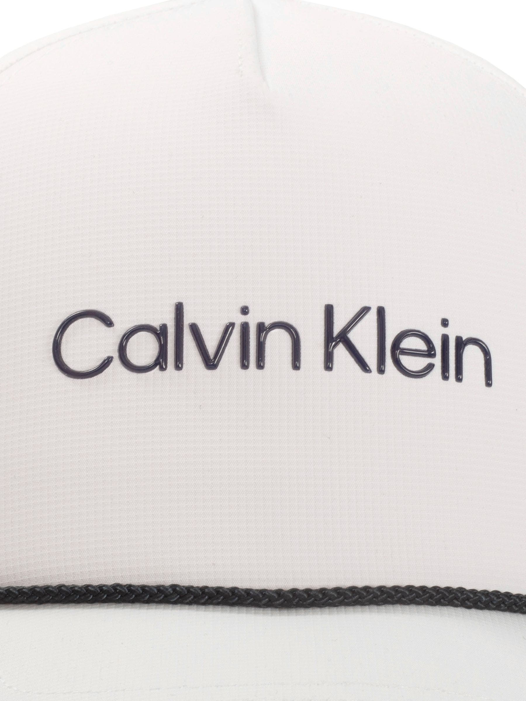 Calvin Klein white baseball cap, UK version