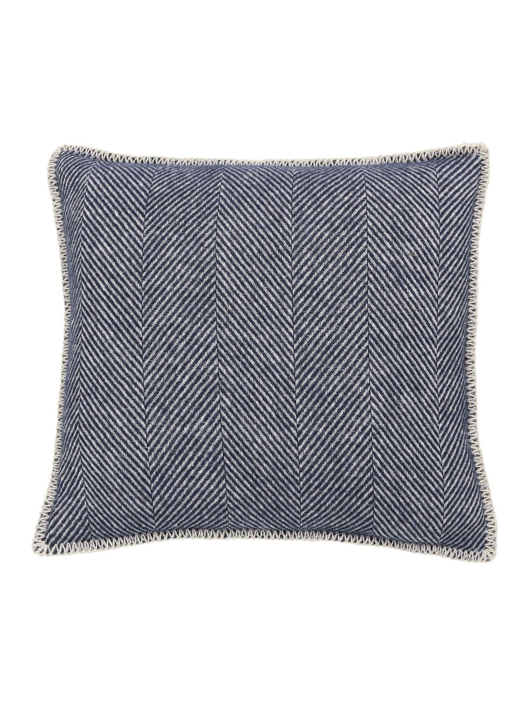 Murmur Ennis Navy Wool Cushion 45cm, UK version