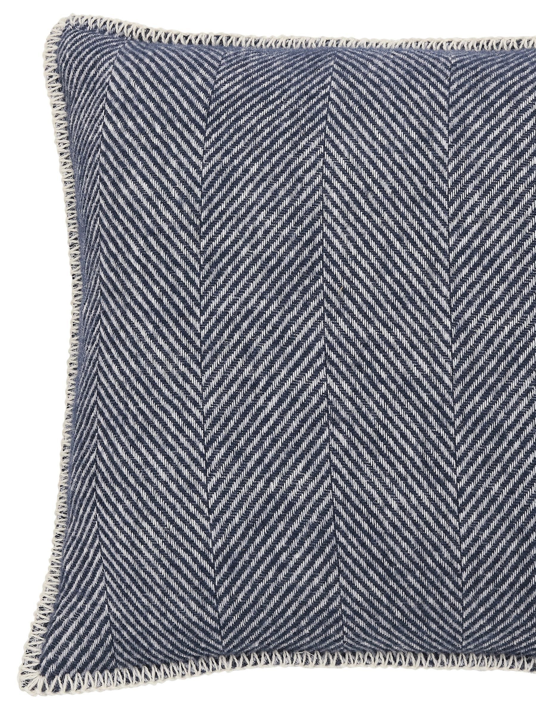 Murmur Ennis Navy Wool Cushion 45cm, UK version