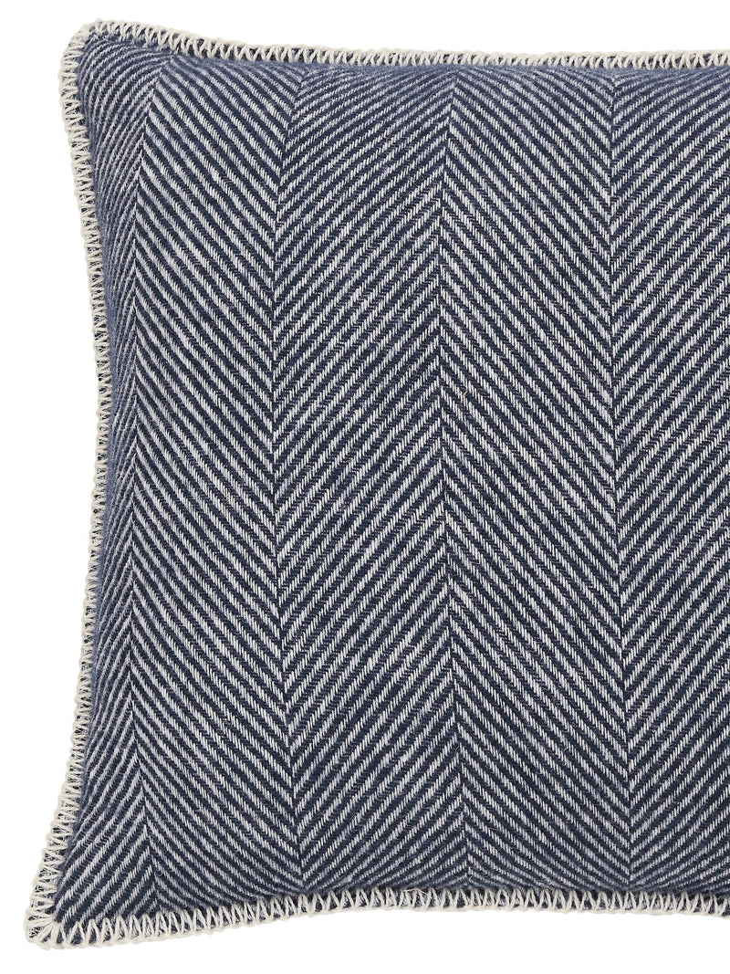 Murmur Ennis Navy Wool Cushion 45cm, UK version