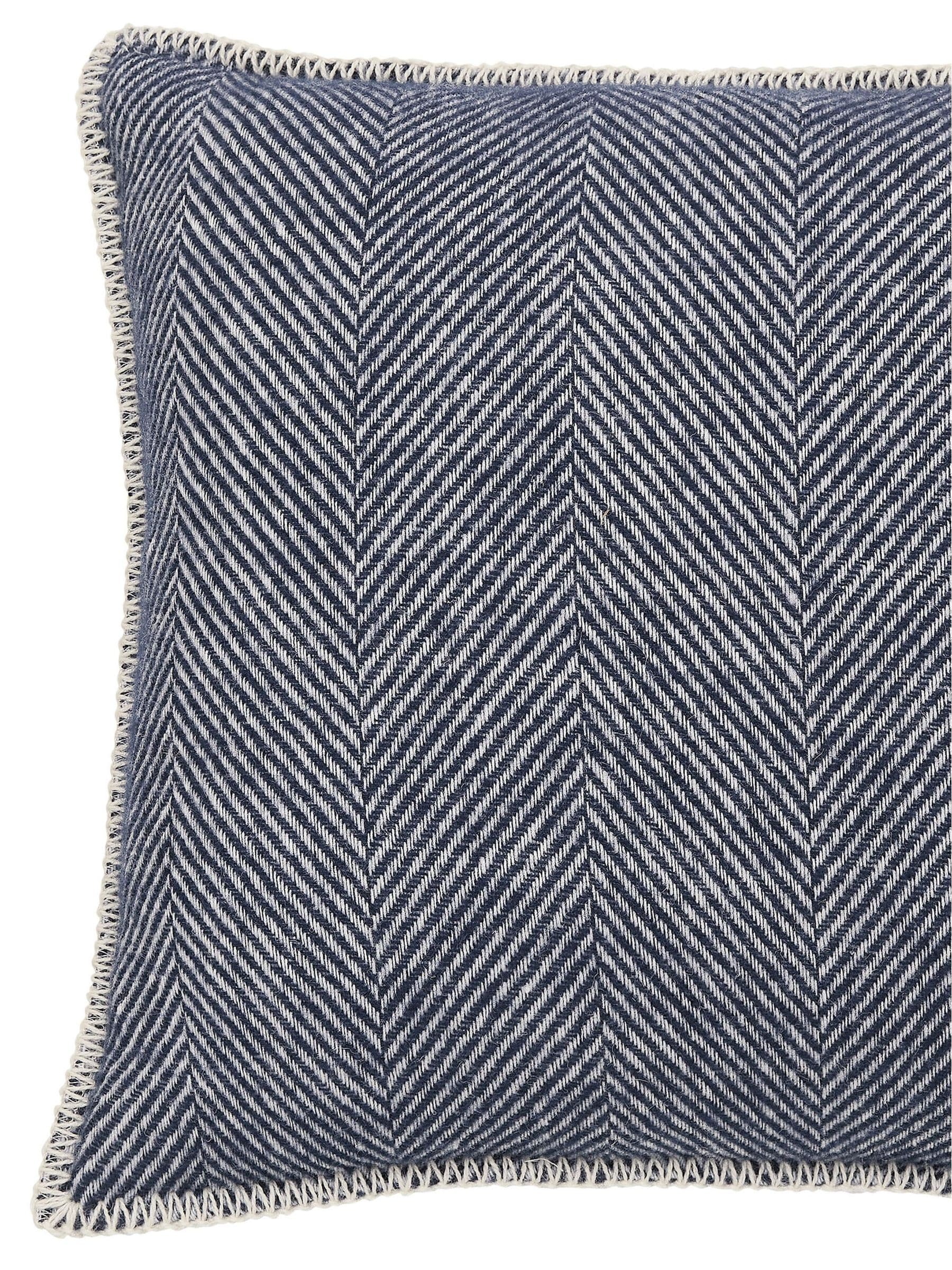 Murmur Ennis Navy Wool Cushion 45cm, UK version