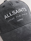 AllSaints Grey Underground baseball cap - British product