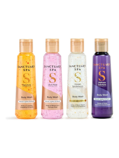 Sanctuary Spa Discovery Body Wash Gift Set 4x75ml