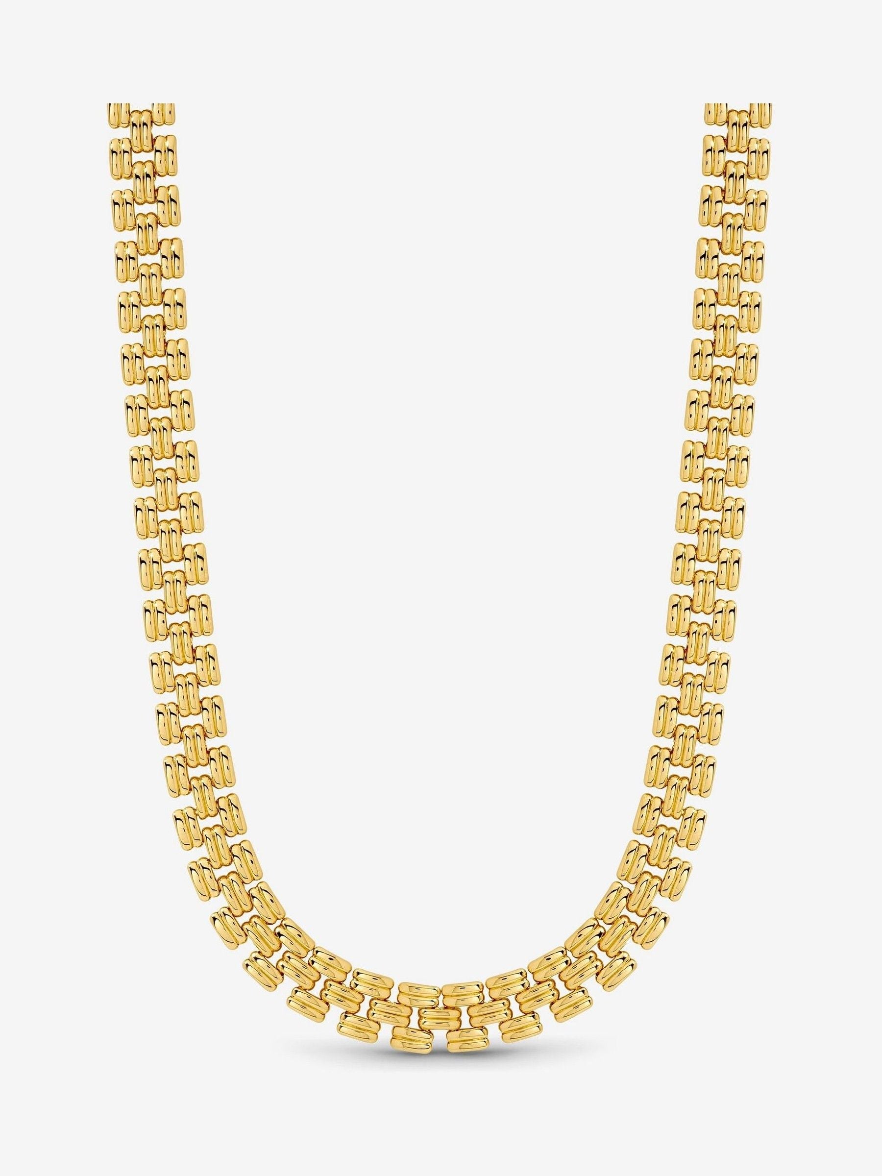 Jon Richard Gold Plated 18K Gate Chain Necklace