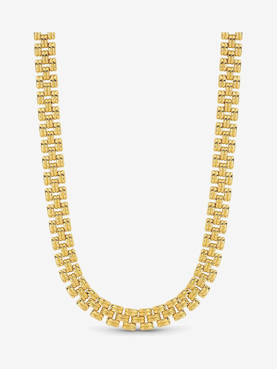 Jon Richard Vergoldete 18K Gatterkette Halskette