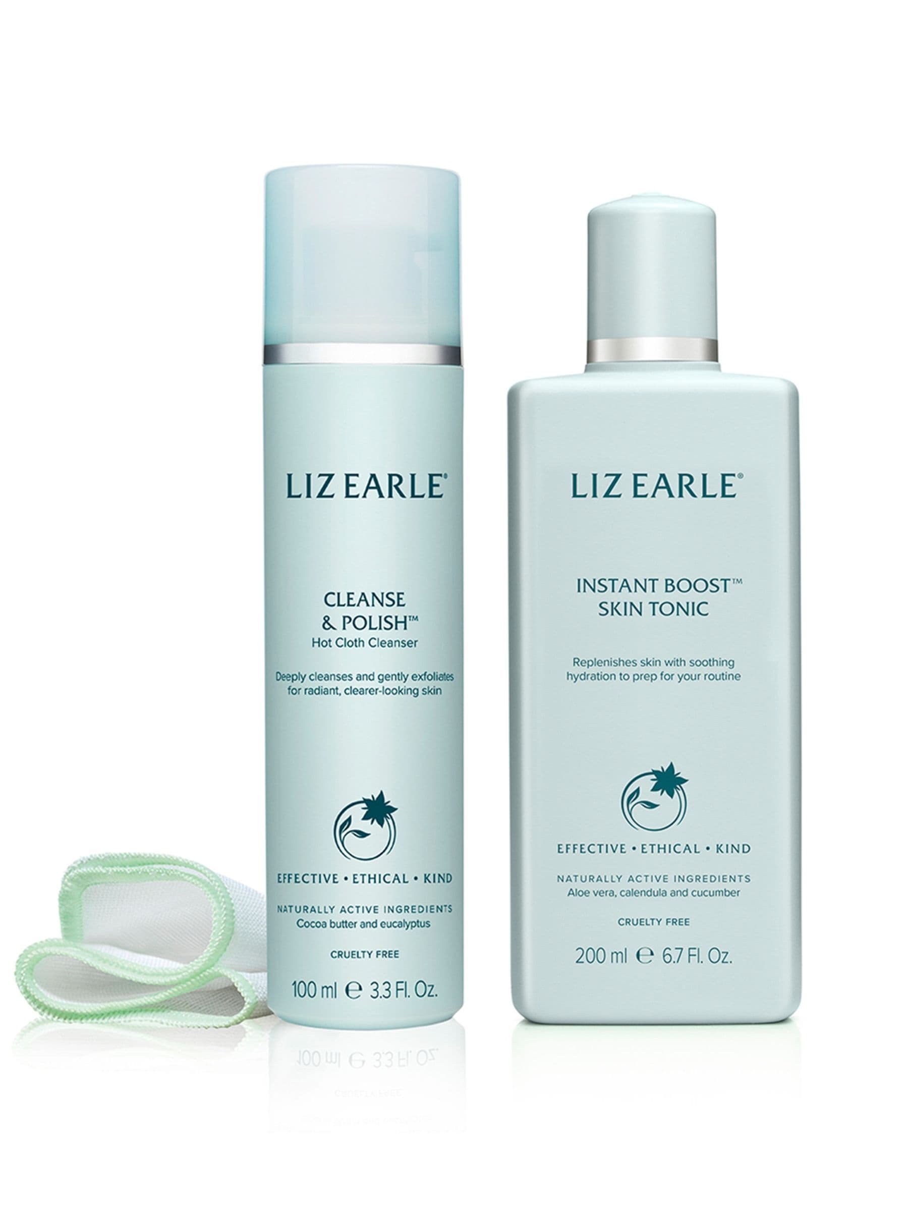 Liz Earle Cleanse and Tone Duo Set 100ml & 200ml, UK version