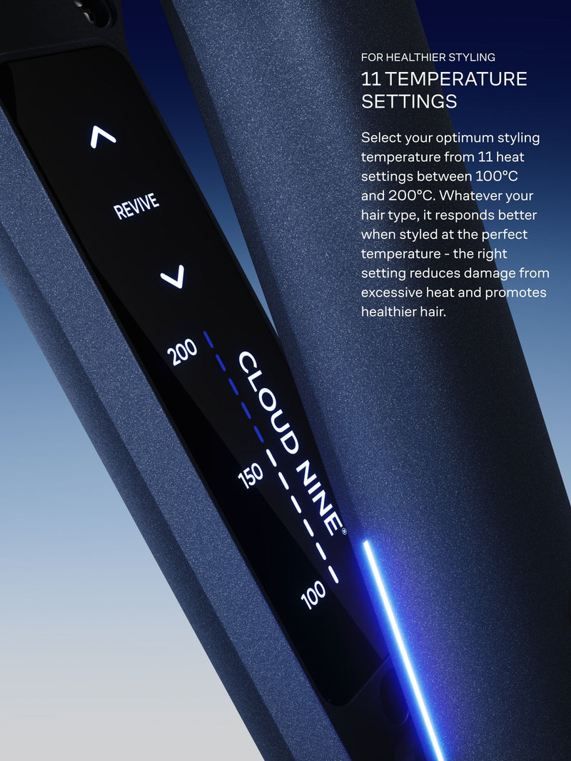 Cloud Nine Contouring Wide Iron hair straightener, imported from the UK