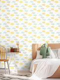 Hoopla Walls Pink Fluffy Clouds wallpaper 10m - British product