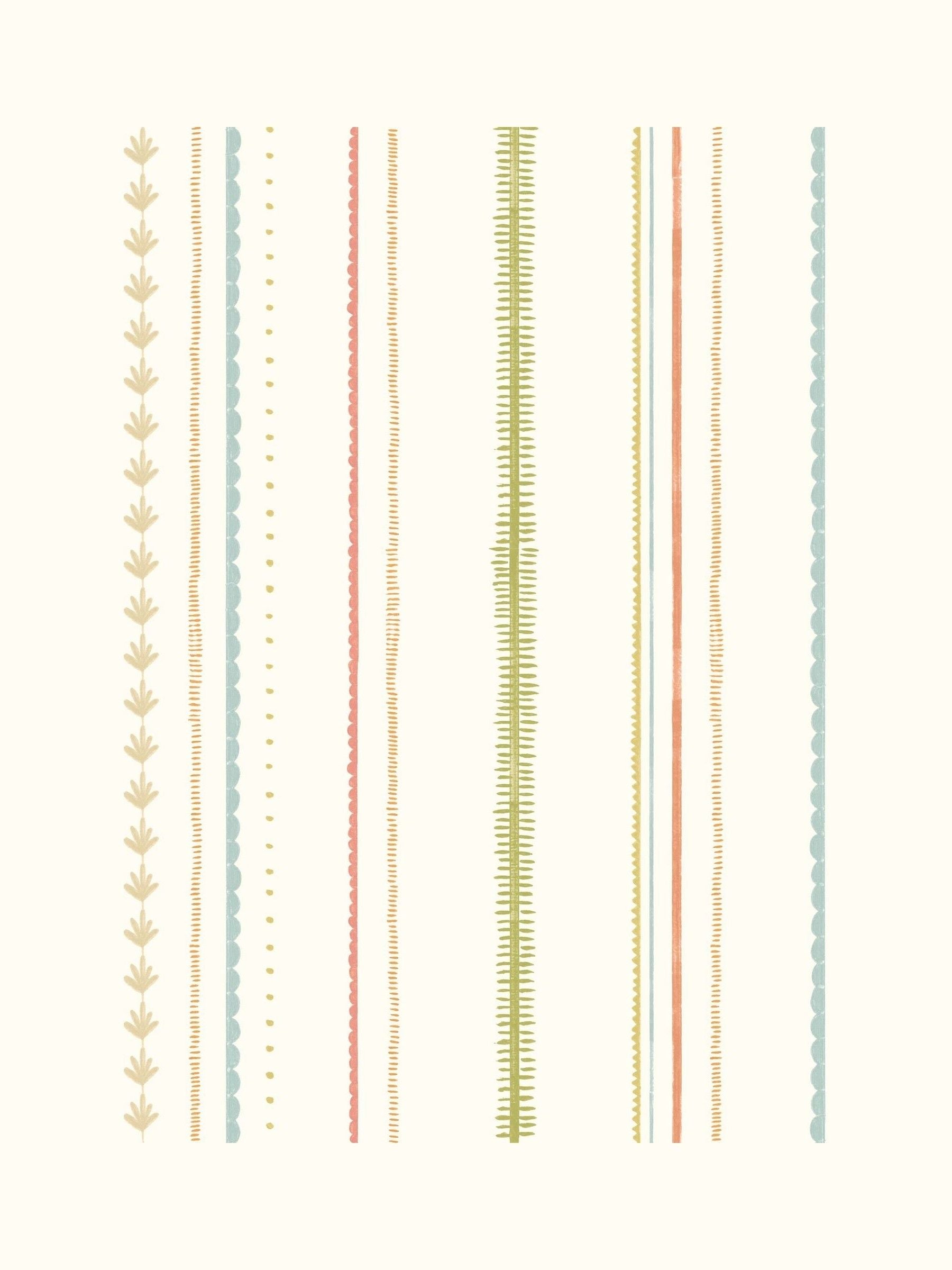 Hoopla Walls Orange Stripey wallpaper 10m, imported from the UK