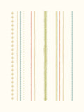Hoopla Walls Orange Stripey wallpaper 10m, imported from the UK