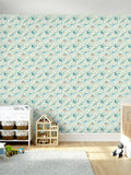 Hoopla Walls Orange Jurassic Party Wallpaper 10m