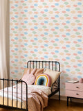 Hoopla Walls Pink Fluffy Clouds wallpaper 10m - British product