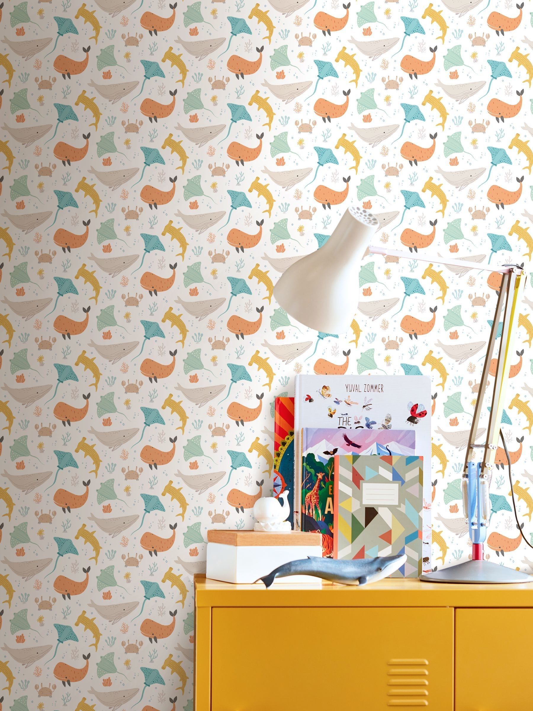 Hoopla Walls Orange Ocean Adventure 10m Wallpaper