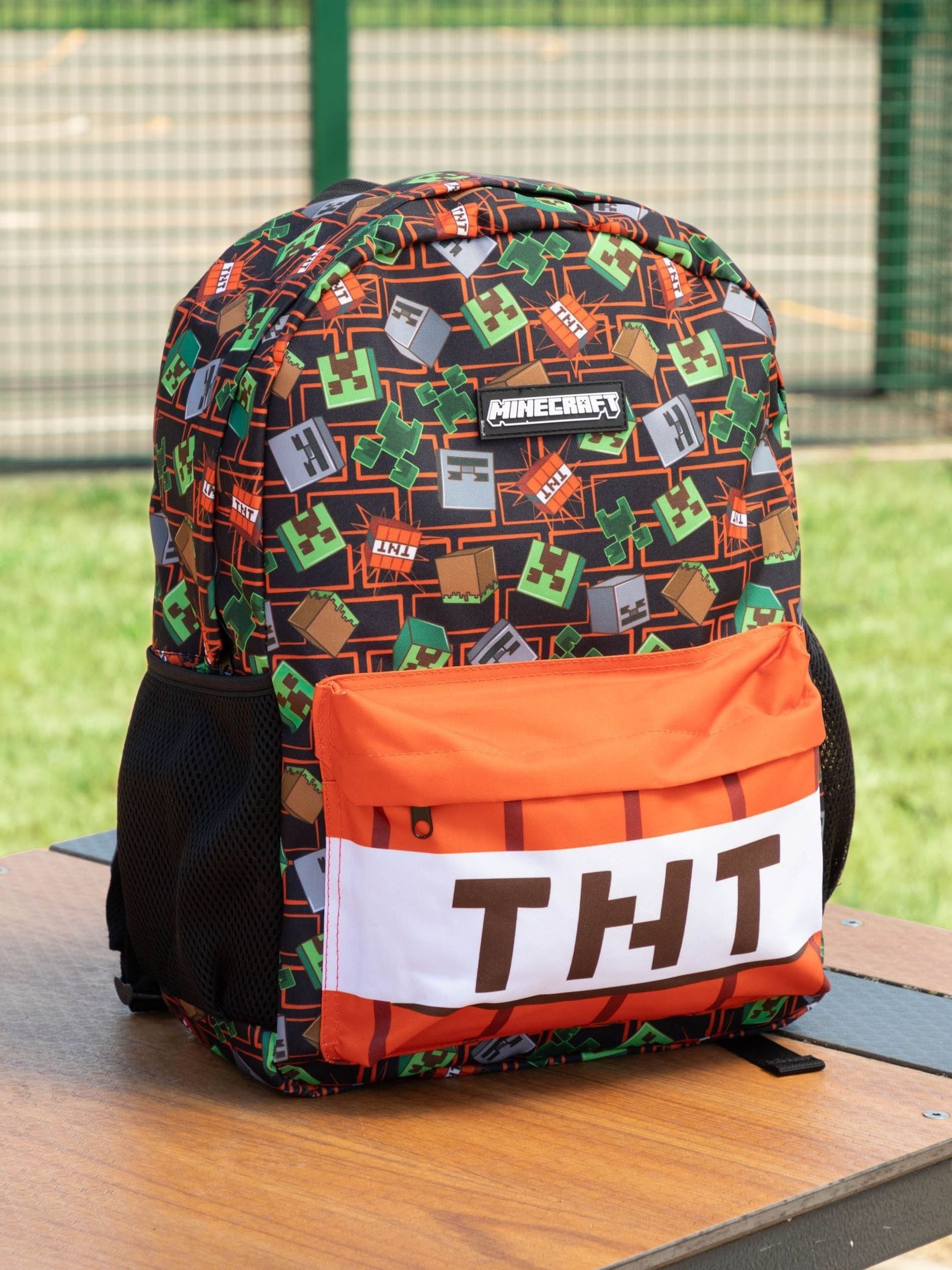 Vanilla Underground Black Minecraft backpack set 3 piece, UK version