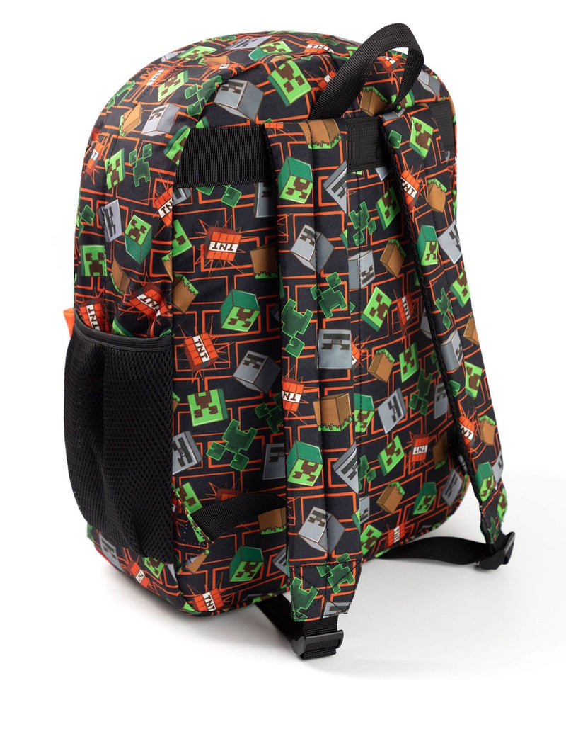 Vanilla Underground Black Minecraft backpack set 3 piece, UK version