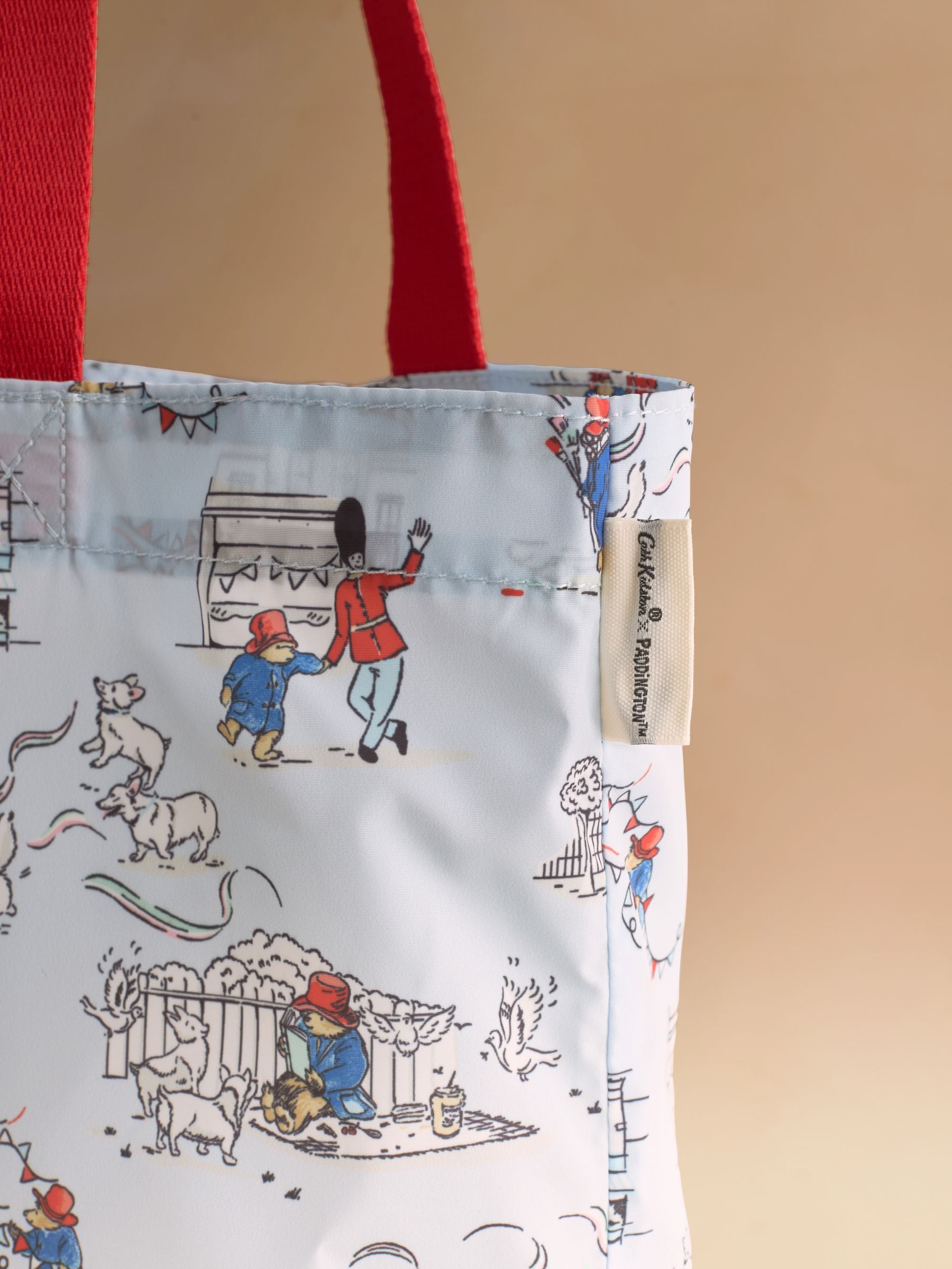 Cath Kidston Blue Paddington London small foldaway tote bag (British brand)