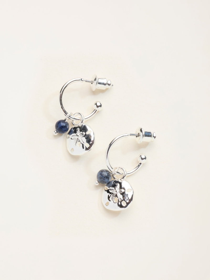 FatFace drop earrings silver tone charm, UK version