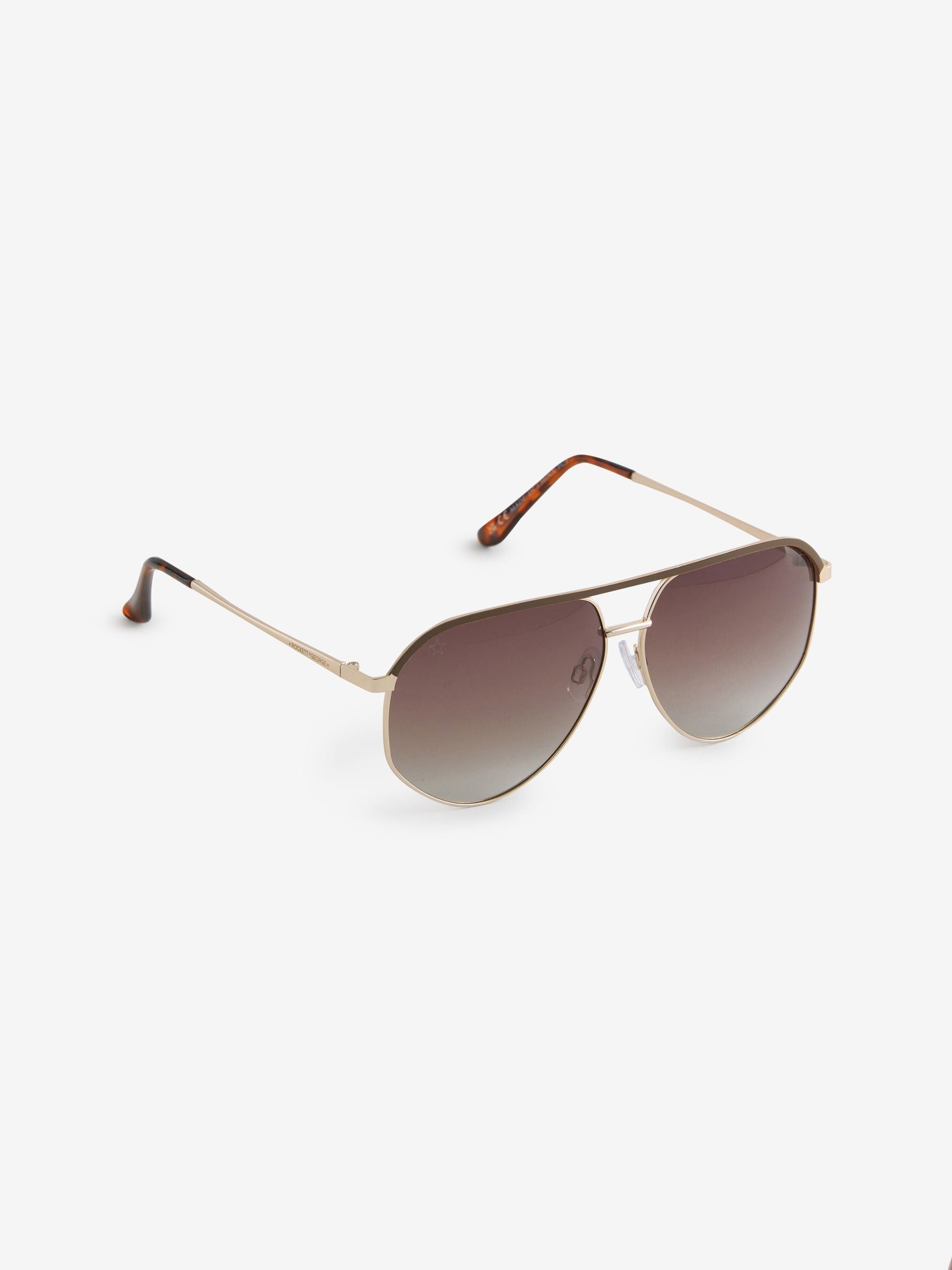 Rockett St George brown sunglasses, imported from the UK