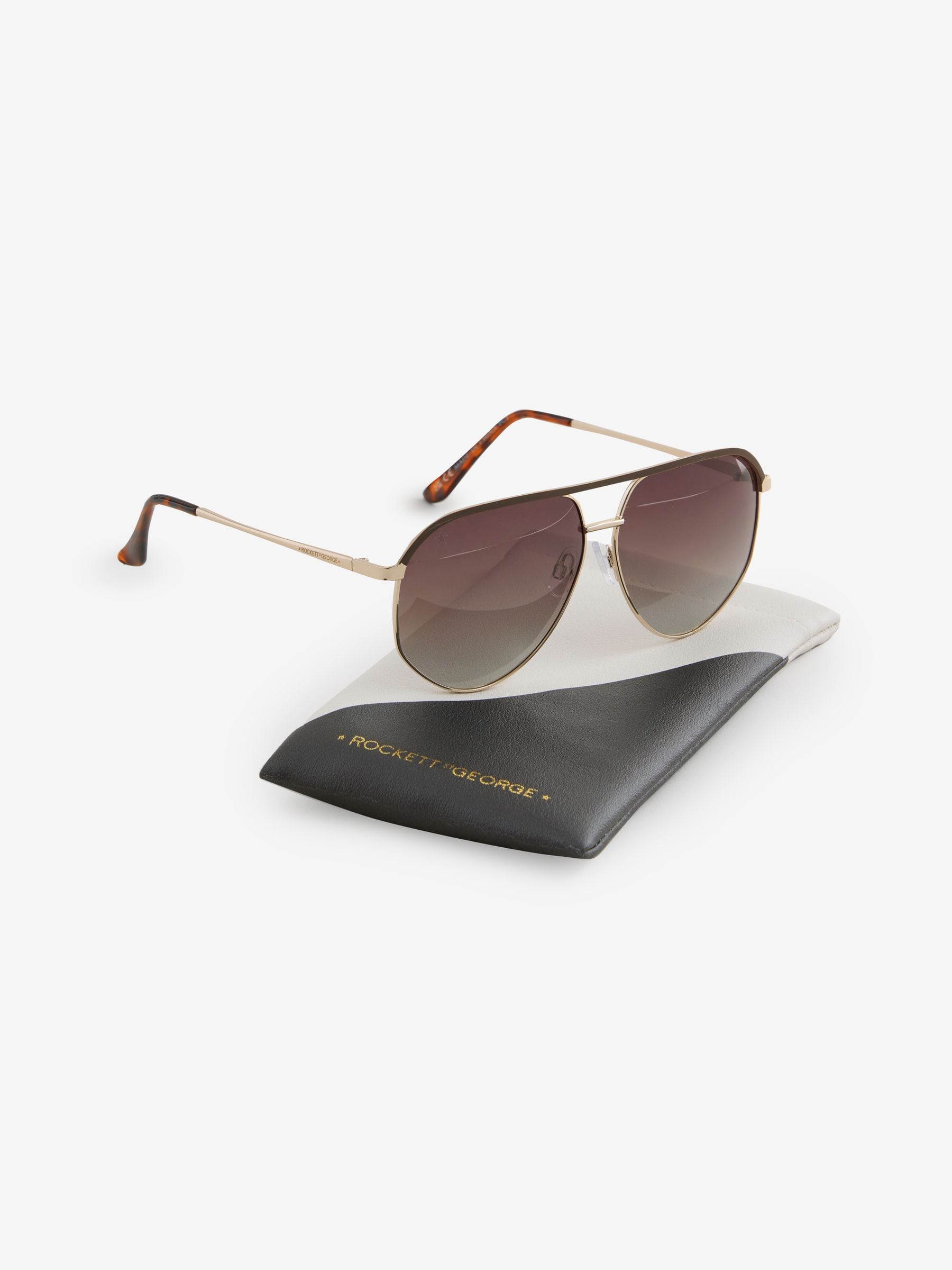 Rockett St George brown sunglasses, imported from the UK