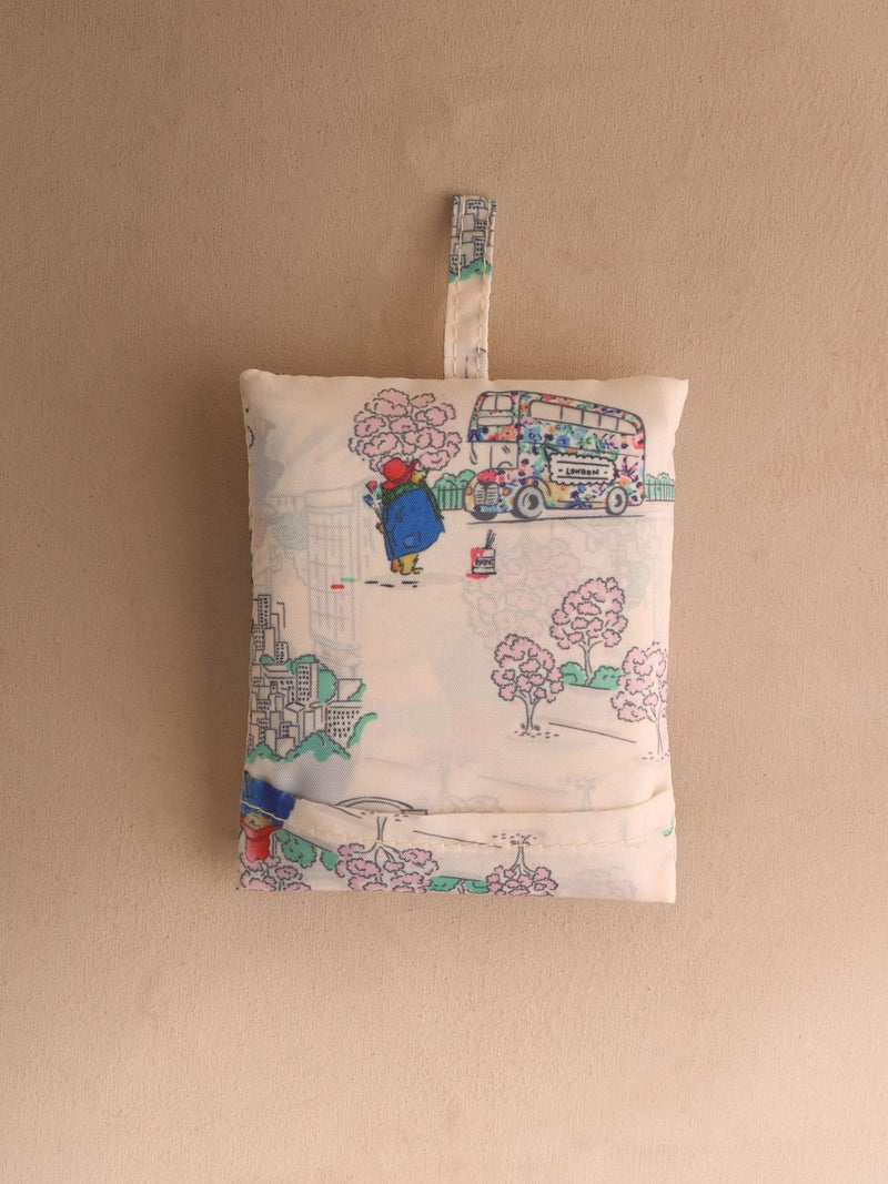 Cath Kidston ecru Paddington foldaway shopper bag 37cm, UK version