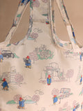 Cath Kidston ecru Paddington foldaway shopper bag 37cm, UK version