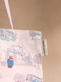 Cath Kidston ecru foldaway shopper bag Paddington print, UK version