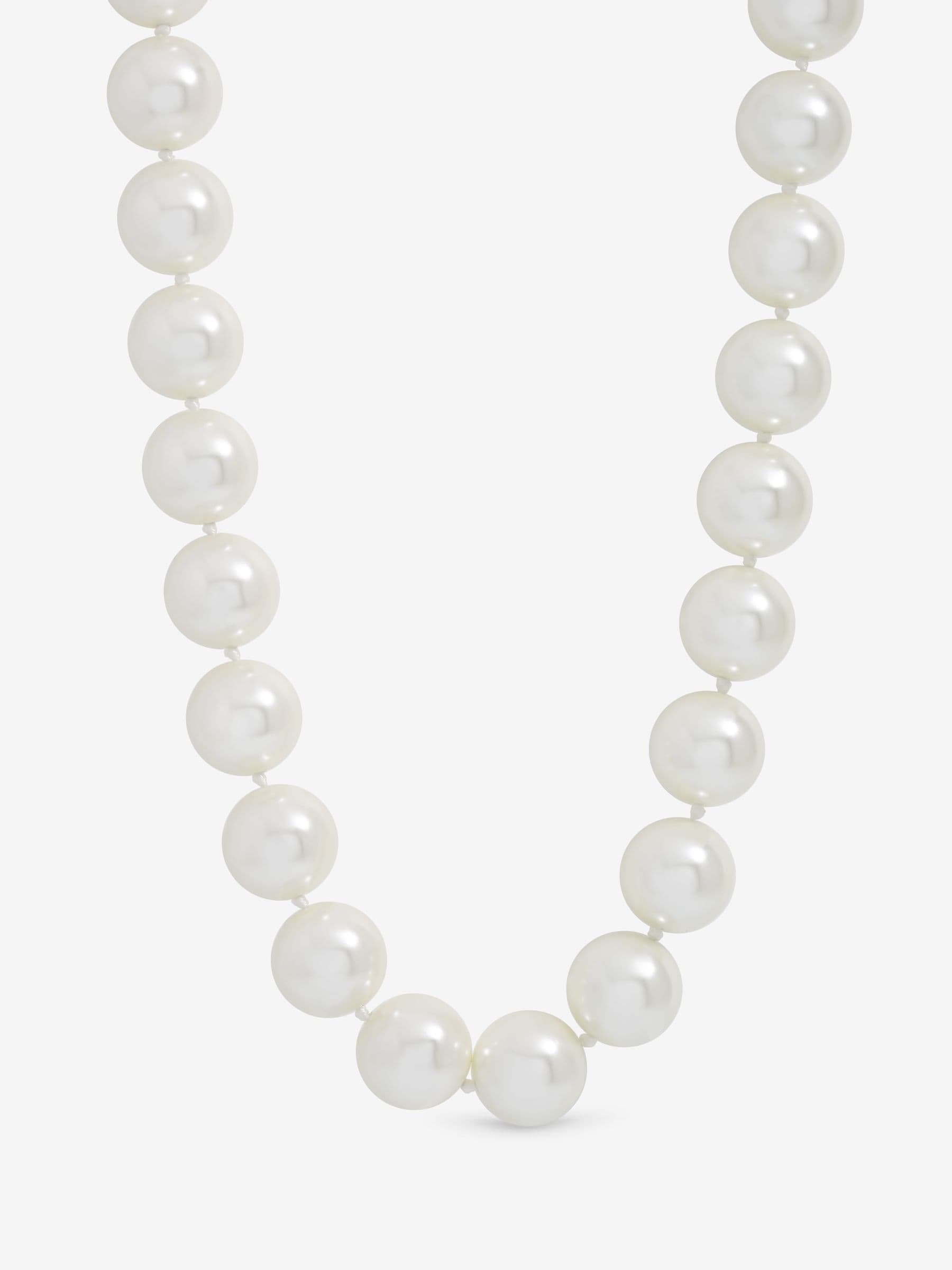 Jon Richard gold plated pearl statement necklace 457mm, UK version