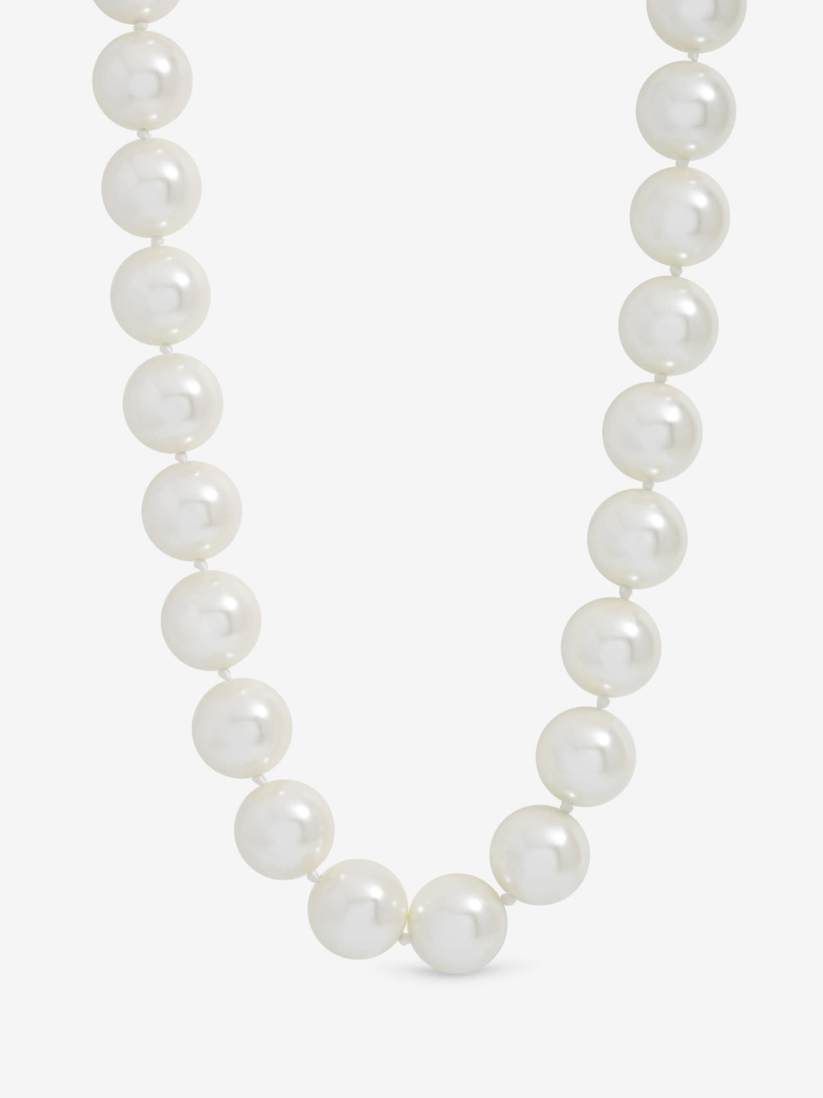 Jon Richard gold plated pearl statement necklace 457mm, UK version