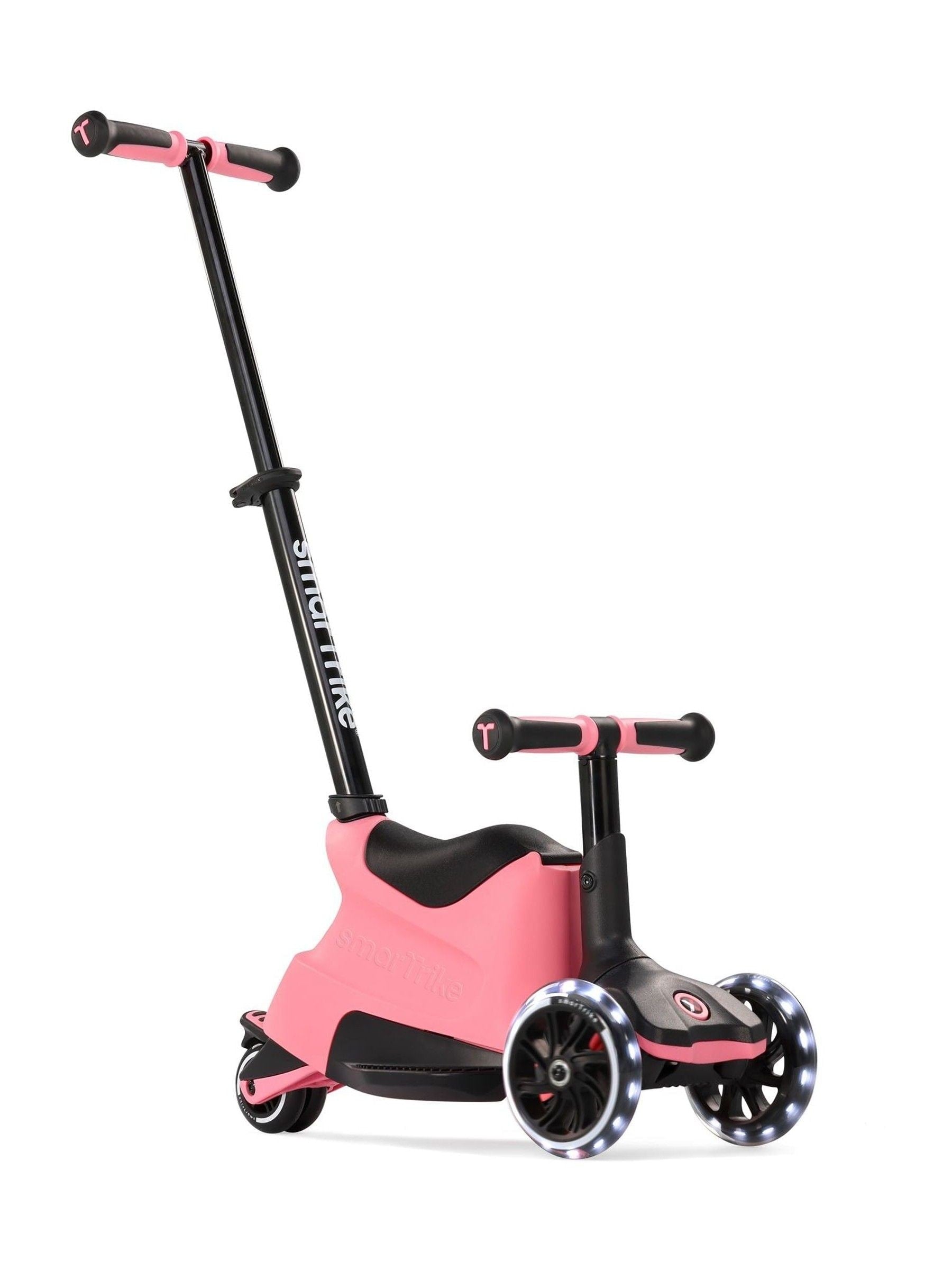 smarTrike Xtend Ride-On Scooter Plus salmon pink, UK version