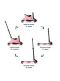 smarTrike Xtend Ride-On Scooter Plus salmon pink, UK version