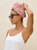 Kitsch plush microfibre hair towel turban, imported from the UK