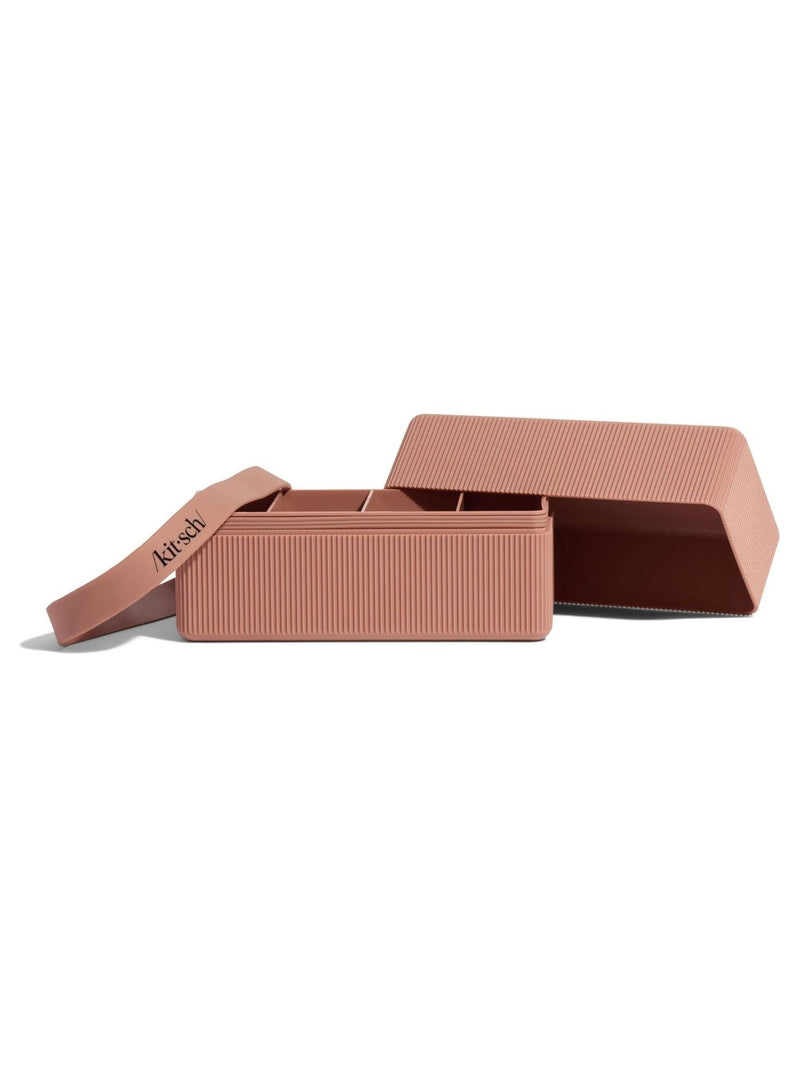 Kitsch 4-Compartment Travel Case Terracotta, UK version