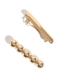Kitsch metal cloud & bubble barrettes 2 piece set, UK version