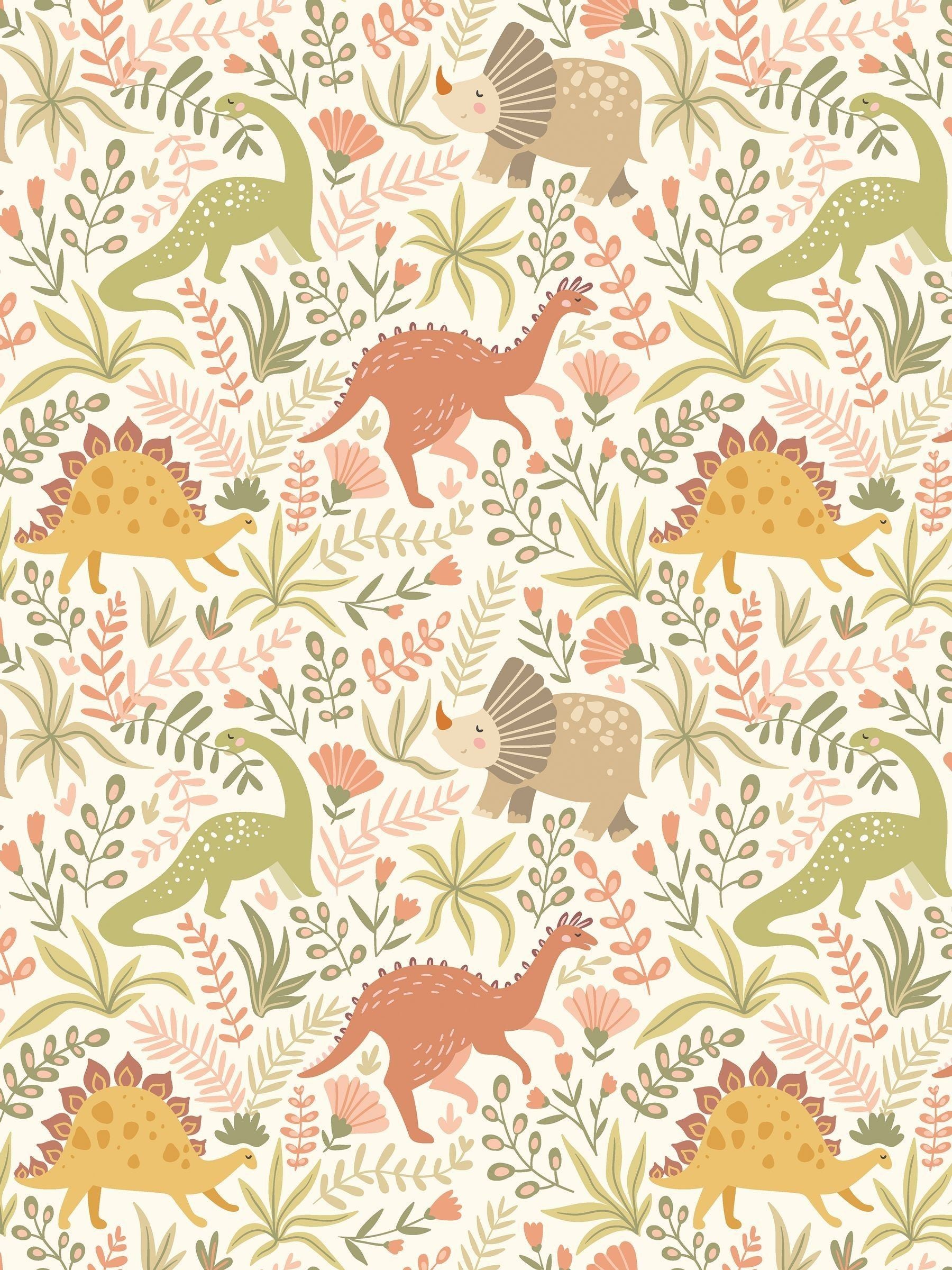 Hoopla Walls Bronze Age Jurassic Party A4 Wallpaper Sample