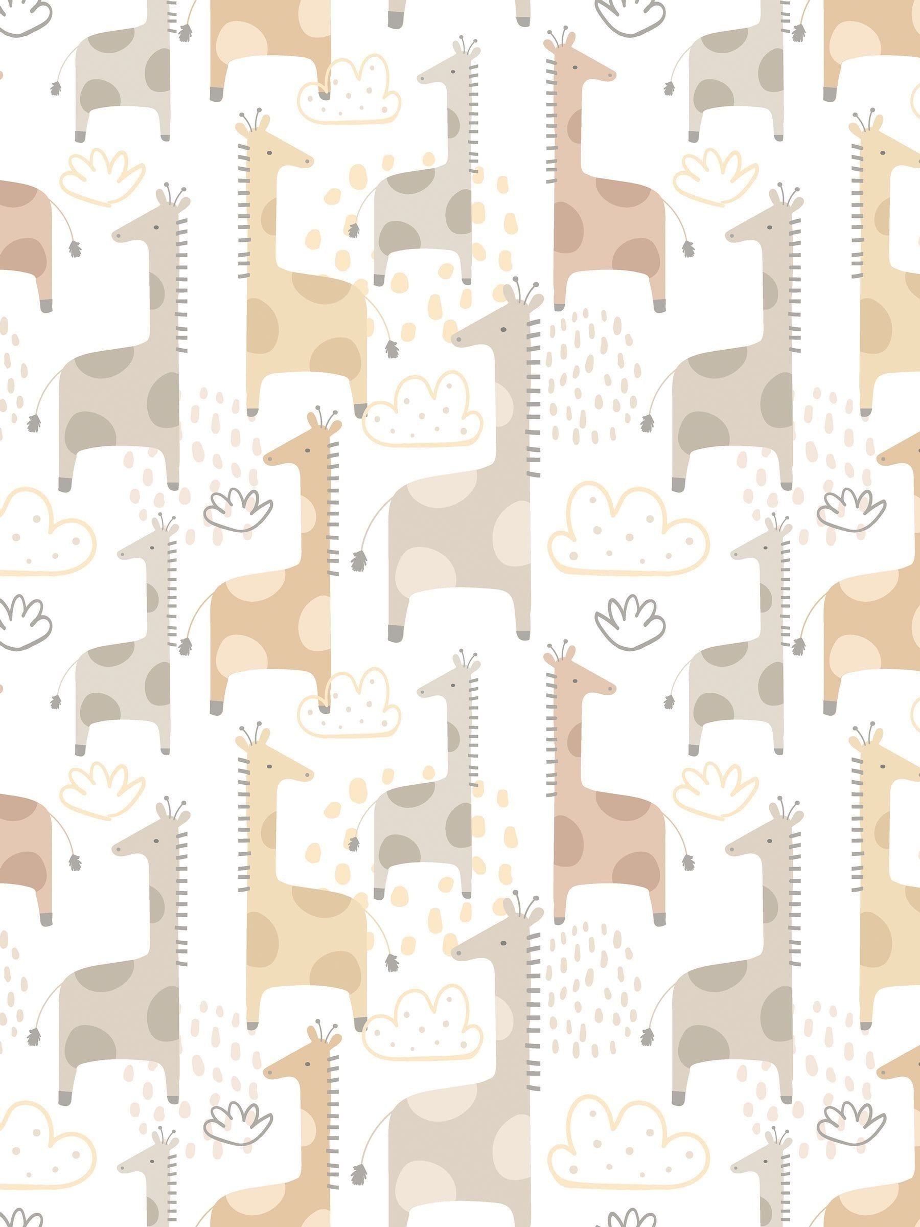 Hoopla Walls Marshmallow Graffiti Friends A4 Wallpaper Sample