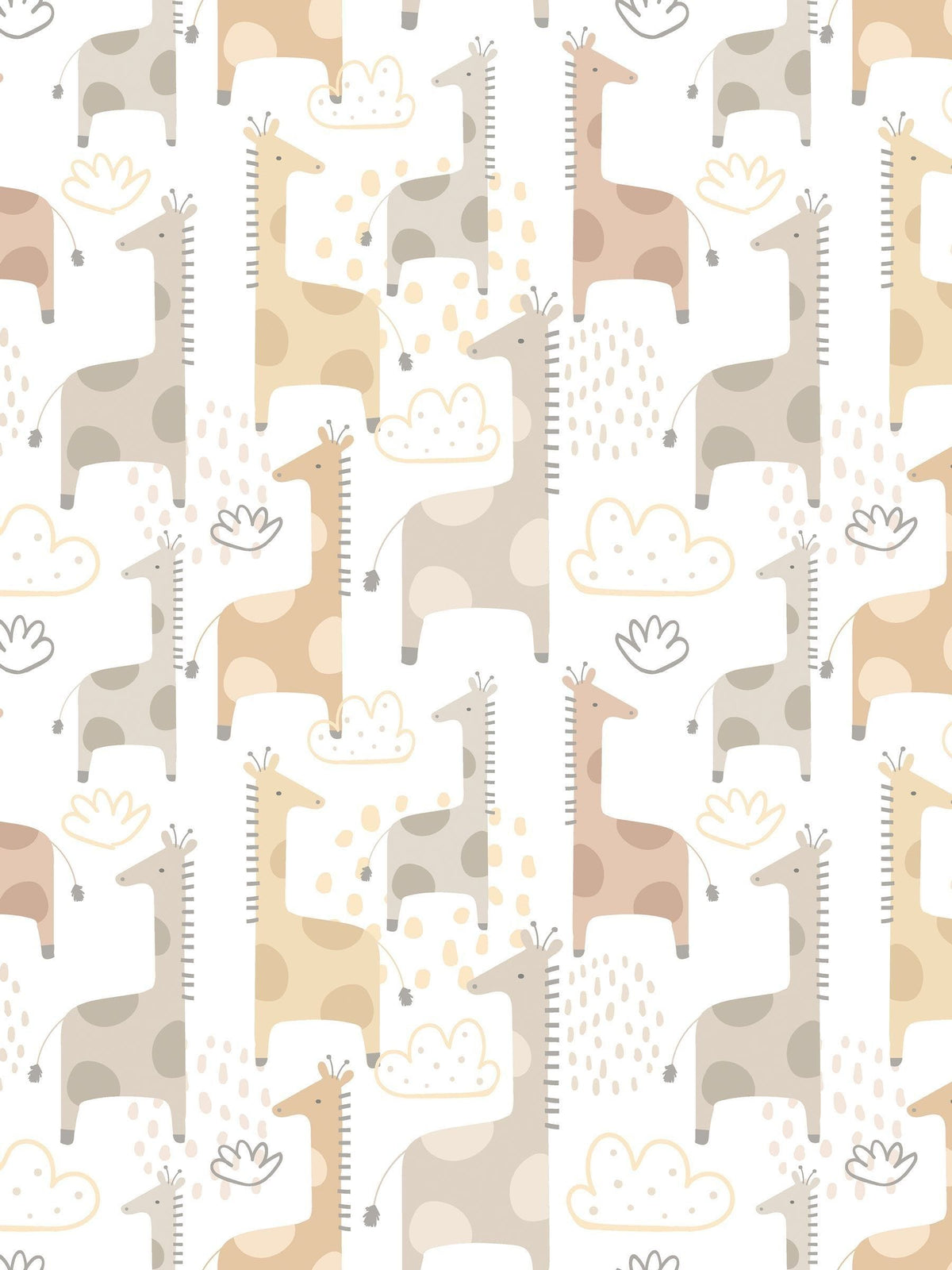 Hoopla Walls Marshmallow Graffiti Friends A4 Wallpaper Sample