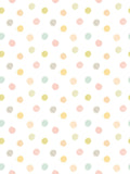 Hoopla Walls Pastel Riot Dotty A4 Wallpaper Sample